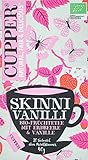 Cupper Bio Früchtetee "Skinni Vanilli", Erdbeer Tee, 4er Pack, 80 ungebleichte Teebeutel, umweltfreundlich, fair gehandelt